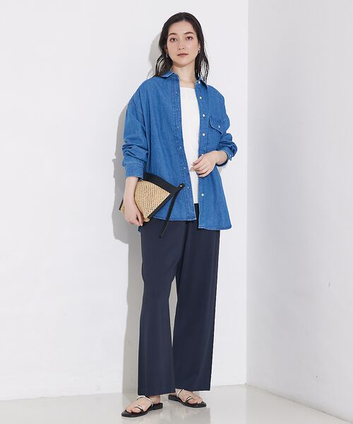 qualite / カリテ シャツ・ブラウス | ミドルオンスデニムシャツ | 詳細3