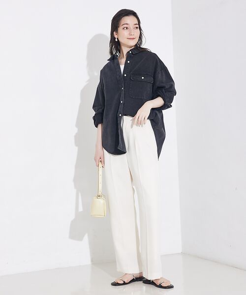 qualite / カリテ シャツ・ブラウス | ミドルオンスデニムシャツ | 詳細22