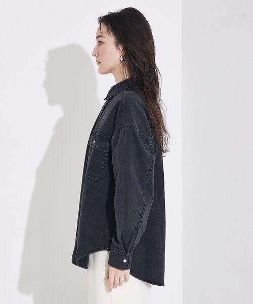 qualite / カリテ シャツ・ブラウス | ミドルオンスデニムシャツ | 詳細15