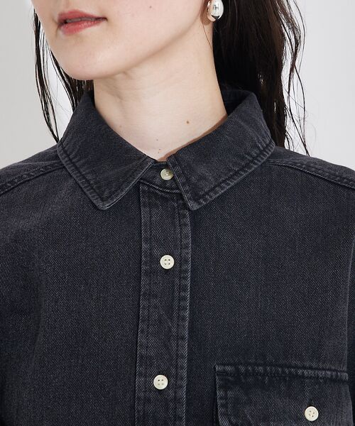 qualite / カリテ シャツ・ブラウス | ミドルオンスデニムシャツ | 詳細17