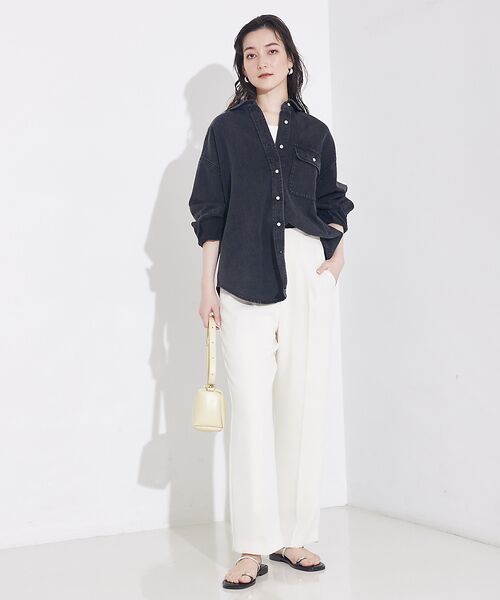 qualite / カリテ シャツ・ブラウス | ミドルオンスデニムシャツ | 詳細21