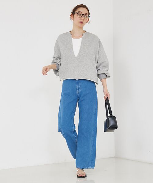 qualite / カリテ スウェット | キーネックオーバースウェット | 詳細1