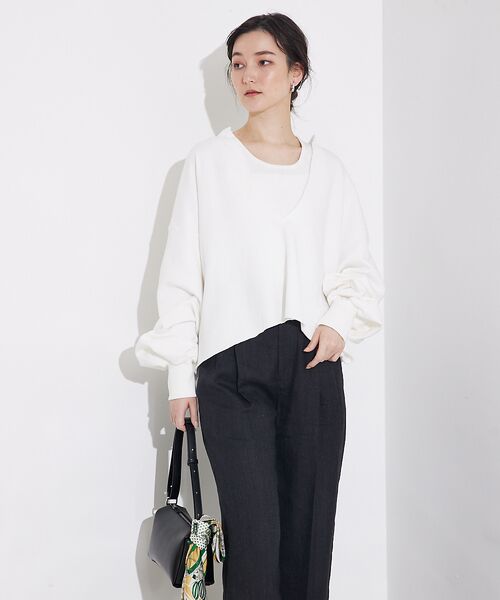 qualite / カリテ スウェット | キーネックオーバースウェット | 詳細4