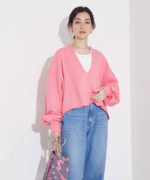 qualite / カリテ スウェット | キーネックオーバースウェット | 詳細9