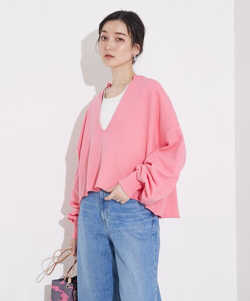 qualite / カリテ スウェット | キーネックオーバースウェット | 詳細10