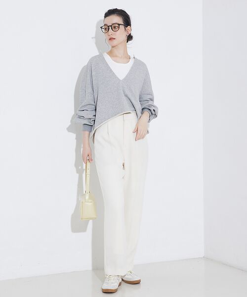 qualite / カリテ スウェット | キーネックオーバースウェット | 詳細13