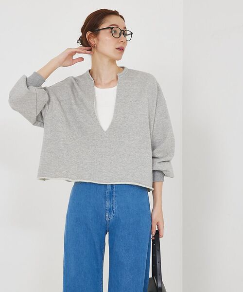 qualite / カリテ スウェット | キーネックオーバースウェット | 詳細17