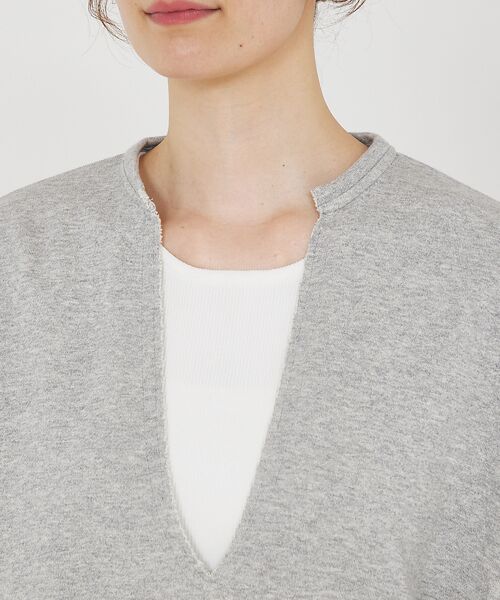 qualite / カリテ スウェット | キーネックオーバースウェット | 詳細20