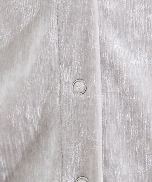 qualite / カリテ カーディガン・ボレロ | トリコットベロアショートカーデ | 詳細10