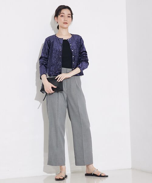 qualite / カリテ カーディガン・ボレロ | トリコットベロアショートカーデ | 詳細18