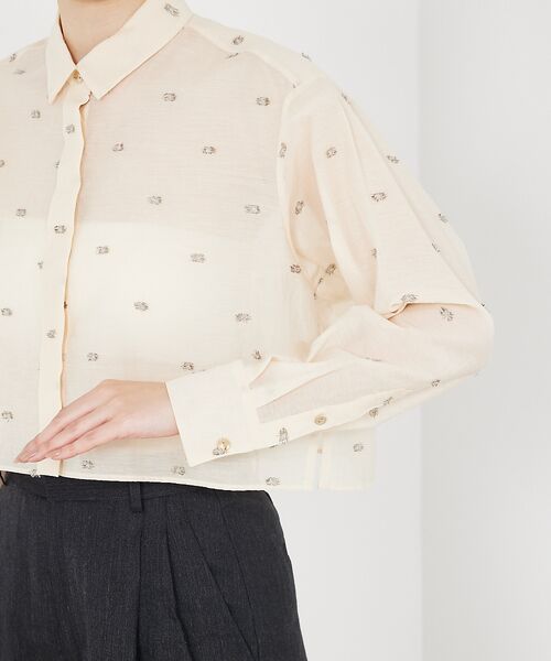 qualite / カリテ シャツ・ブラウス | カットドビーショートシャツ | 詳細12