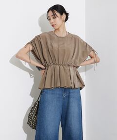 qualite / カリテ シャツ・ブラウス | ボリュームギャザータックTOP