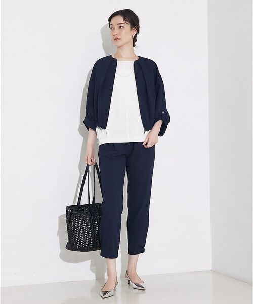 qualite / カリテ ブルゾン | 【接触冷感・吸水速乾・UV】シアサッカーブルゾン /セットアップ対応 | 詳細12