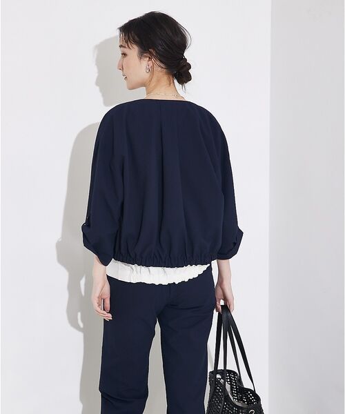 qualite / カリテ ブルゾン | 【接触冷感・吸水速乾・UV】シアサッカーブルゾン /セットアップ対応 | 詳細15