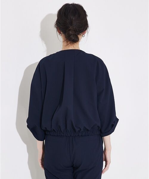 qualite / カリテ ブルゾン | 【接触冷感・吸水速乾・UV】シアサッカーブルゾン /セットアップ対応 | 詳細17