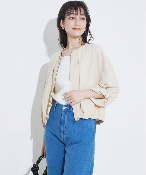 qualite / カリテ ブルゾン | 【接触冷感・吸水速乾・UV】シアサッカーブルゾン /セットアップ対応 | 詳細28