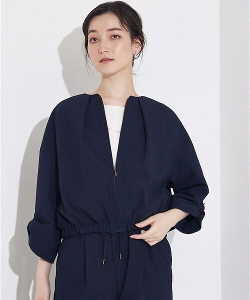 qualite / カリテ ブルゾン | 【接触冷感・吸水速乾・UV】シアサッカーブルゾン /セットアップ対応 | 詳細30