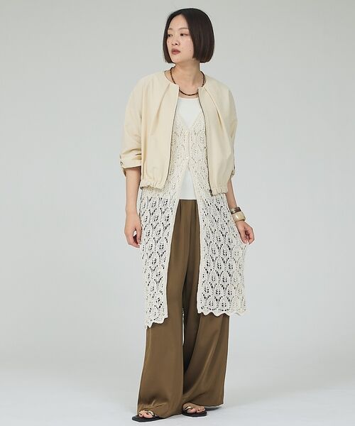 qualite / カリテ ブルゾン | 【接触冷感・吸水速乾・UV】シアサッカーブルゾン /セットアップ対応 | 詳細5