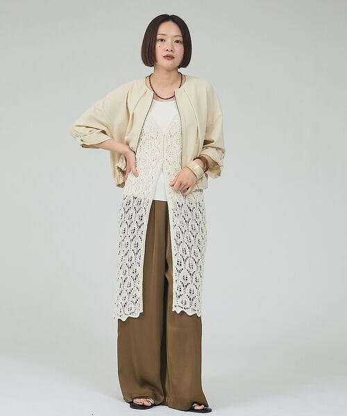 qualite / カリテ ブルゾン | 【接触冷感・吸水速乾・UV】シアサッカーブルゾン /セットアップ対応 | 詳細6