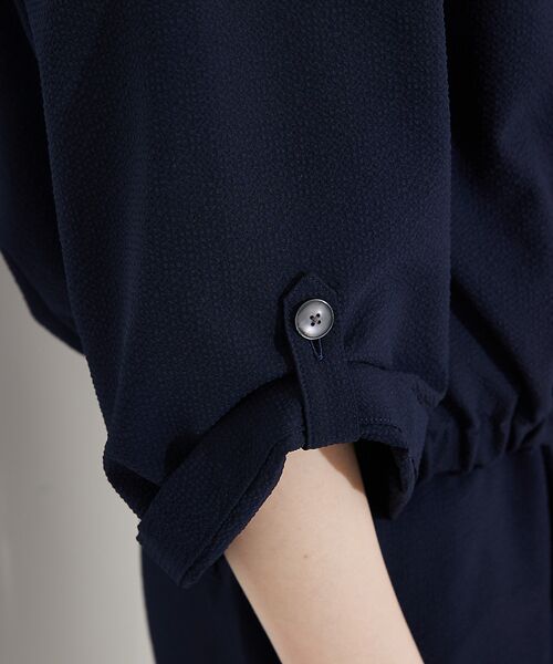 qualite / カリテ ブルゾン | 【接触冷感&吸水速乾&UV】シアサッカーブルゾン /セットアップ対応 | 詳細15