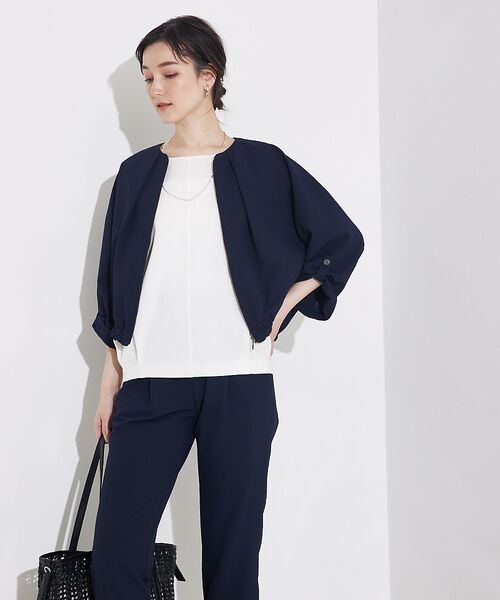 qualite / カリテ ブルゾン | 【接触冷感&吸水速乾&UV】シアサッカーブルゾン /セットアップ対応 | 詳細18