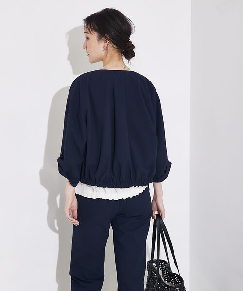 qualite / カリテ ブルゾン | 【接触冷感&吸水速乾&UV】シアサッカーブルゾン /セットアップ対応 | 詳細8