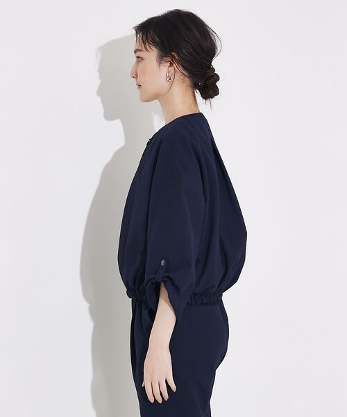 qualite / カリテ ブルゾン | 【接触冷感&吸水速乾&UV】シアサッカーブルゾン /セットアップ対応 | 詳細9