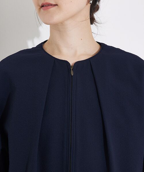 qualite / カリテ ブルゾン | 【接触冷感&吸水速乾&UV】シアサッカーブルゾン /セットアップ対応 | 詳細11