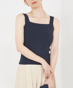 qualite / カリテ キャミソール・チューブトップ | 【セットアップ対応】接触冷感/レーヨンストレッチニットノースリーブ