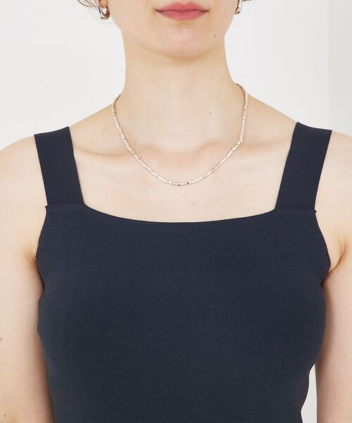 qualite / カリテ キャミソール・チューブトップ | 【セットアップ対応】接触冷感/レーヨンストレッチニットノースリーブ | 詳細7