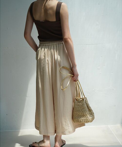 qualite / カリテ キャミソール・チューブトップ | 【セットアップ対応】接触冷感/レーヨンストレッチニットノースリーブ | 詳細15