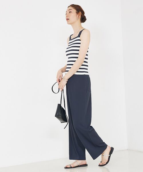 qualite / カリテ キャミソール・チューブトップ | 【セットアップ対応】接触冷感/レーヨンストレッチニットノースリーブ | 詳細27