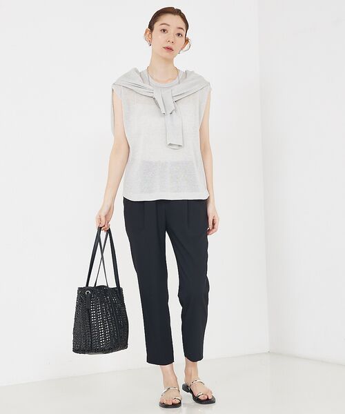 qualite / カリテ カーディガン・ボレロ | 【夏の羽織りにおすすめ】ラメハイゲージニットカーデ | 詳細4