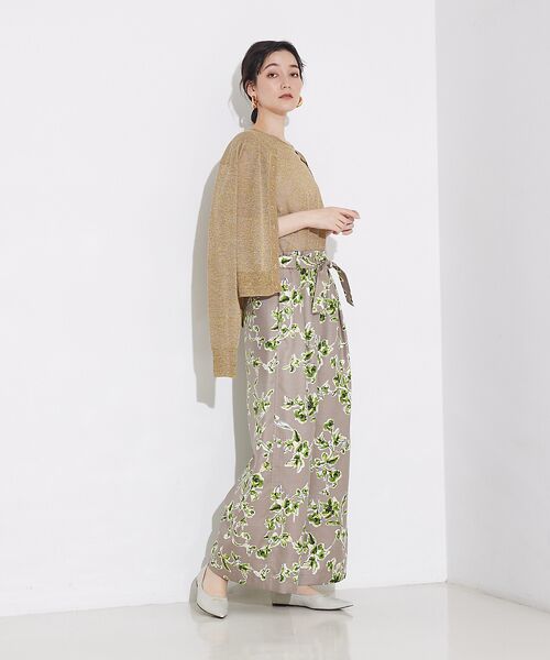 qualite / カリテ カーディガン・ボレロ | 【夏の羽織りにおすすめ】ラメハイゲージニットカーデ | 詳細6