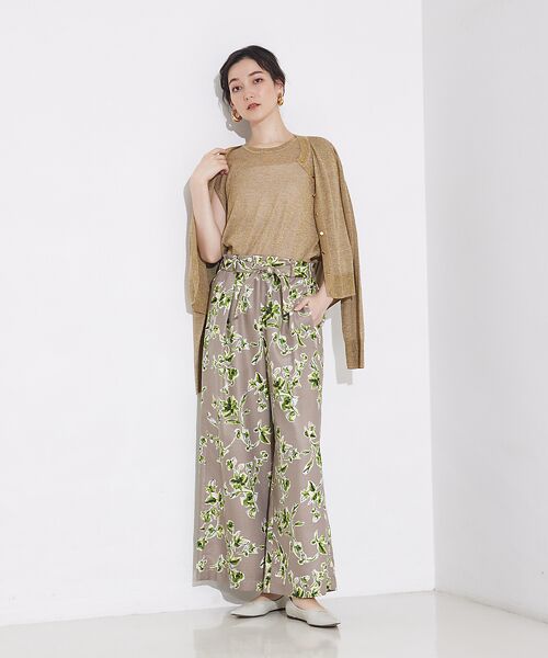 qualite / カリテ カーディガン・ボレロ | 【夏の羽織りにおすすめ】ラメハイゲージニットカーデ | 詳細15