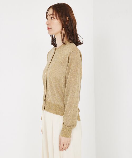 qualite / カリテ カーディガン・ボレロ | 【夏の羽織りにおすすめ】ラメハイゲージニットカーデ | 詳細8