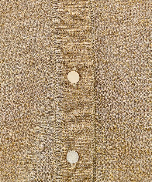 qualite / カリテ カーディガン・ボレロ | 【夏の羽織りにおすすめ】ラメハイゲージニットカーデ | 詳細13