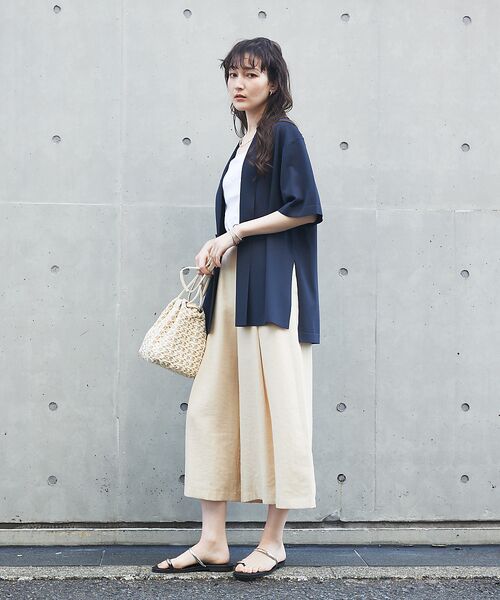 qualite / カリテ テーラードジャケット | 【セットアップ対応】接触冷感/レーヨンナイロンニットジャケット | 詳細21