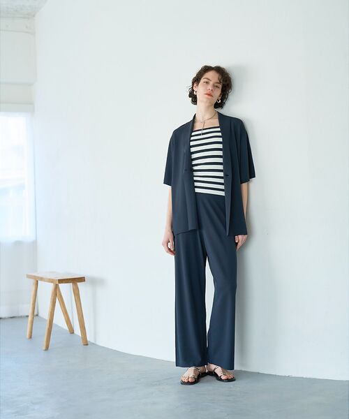 qualite / カリテ テーラードジャケット | 【セットアップ対応】接触冷感/レーヨンナイロンニットジャケット | 詳細26