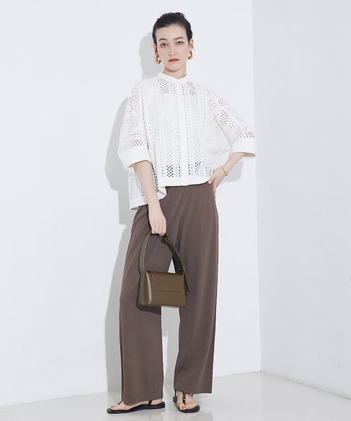 qualite / カリテ パンツ | 【セットアップ対応】接触冷感/レーヨンストレッチニットパンツ | 詳細14