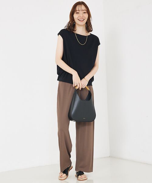 qualite / カリテ パンツ | 【セットアップ対応】接触冷感/レーヨンストレッチニットパンツ | 詳細20