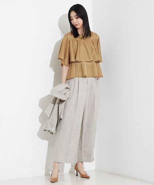 qualite / カリテ パンツ | 【セットアップ対応】ミックスカラーラミーパンツ | 詳細10