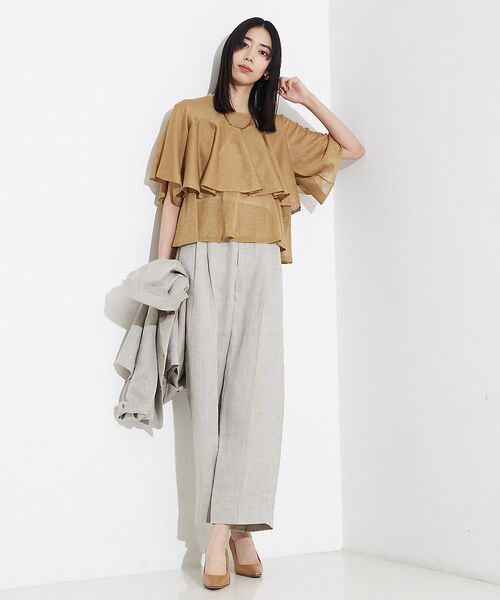 qualite / カリテ パンツ | 【セットアップ対応】ミックスカラーラミーパンツ | 詳細11