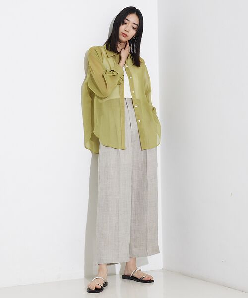 qualite / カリテ パンツ | 【セットアップ対応】ミックスカラーラミーパンツ | 詳細13