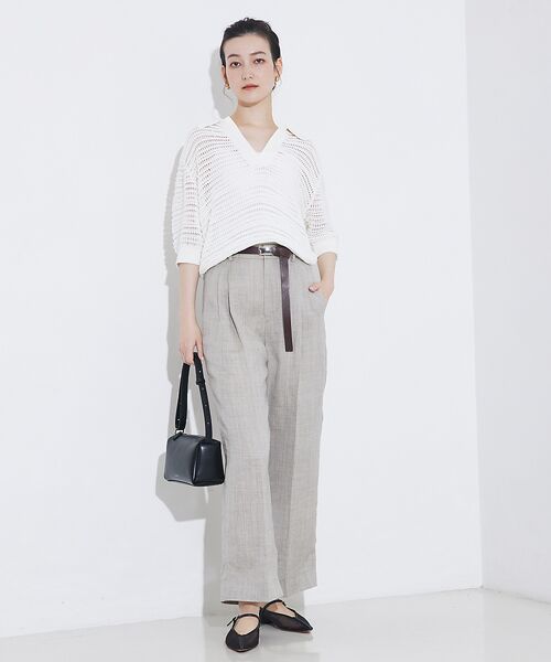 qualite / カリテ パンツ | 【セットアップ対応】ミックスカラーラミーパンツ | 詳細2