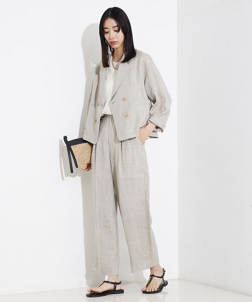 qualite / カリテ パンツ | 【セットアップ対応】ミックスカラーラミーパンツ | 詳細4