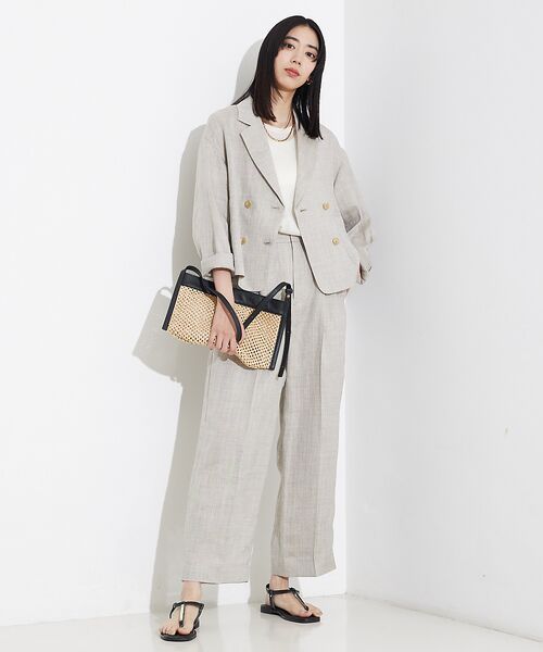 qualite / カリテ パンツ | 【セットアップ対応】ミックスカラーラミーパンツ | 詳細5