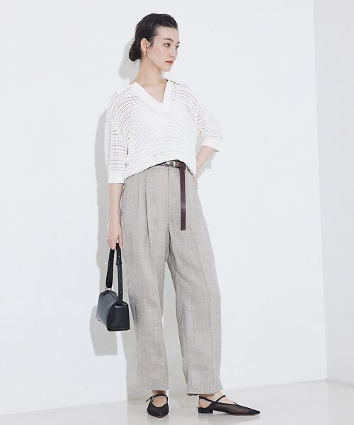 qualite / カリテ パンツ | 【セットアップ対応】ミックスカラーラミーパンツ | 詳細6