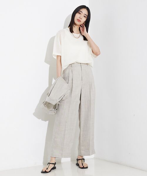 qualite / カリテ パンツ | 【セットアップ対応】ミックスカラーラミーパンツ | 詳細8