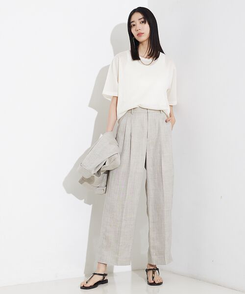 qualite / カリテ パンツ | 【セットアップ対応】ミックスカラーラミーパンツ | 詳細9